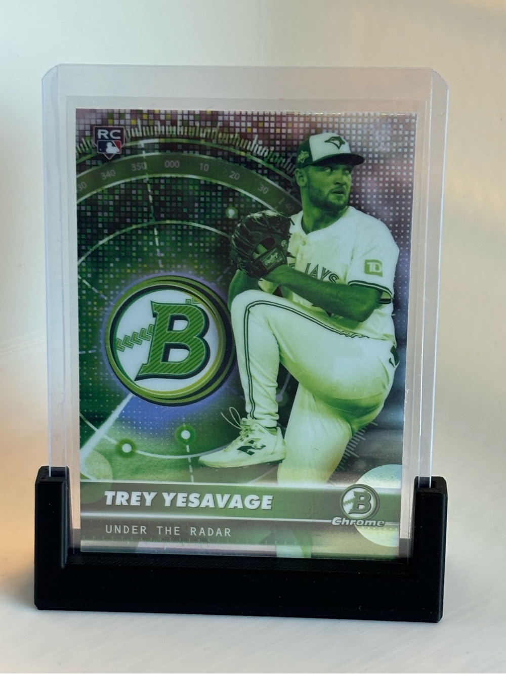 Trey Yesavage 2026 Bowman Chrome Under the Radar RC UR-15 Blue Jays Rookie Card
